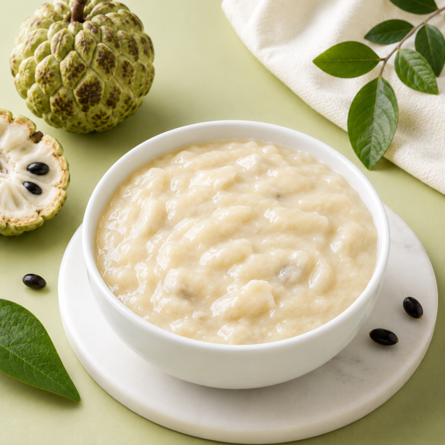 Frozen Custard Apple (Sitafal) Pulp — placeholder artwork, product photography pending