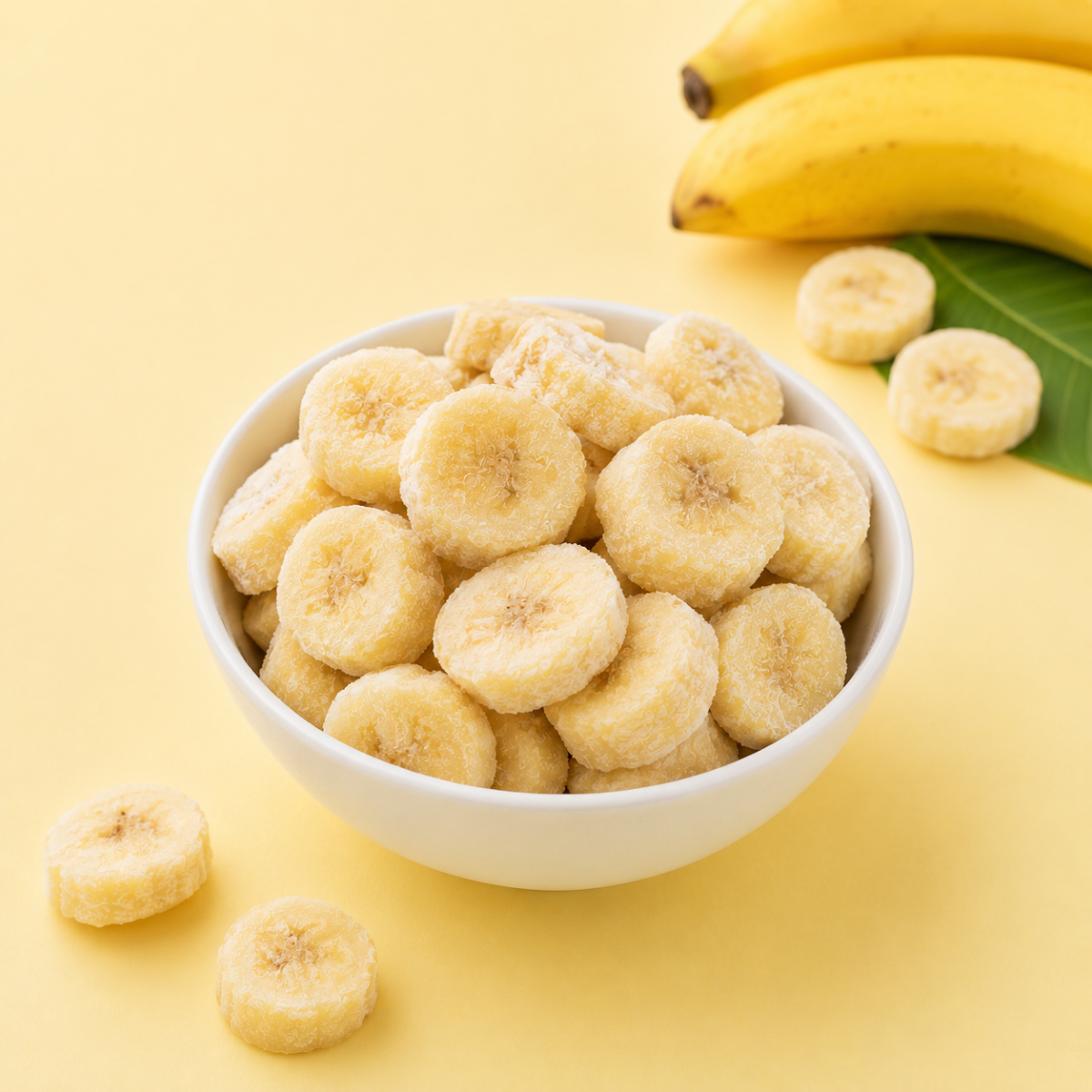 IQF Frozen Banana — Raw & Ripe — placeholder artwork, product photography pending