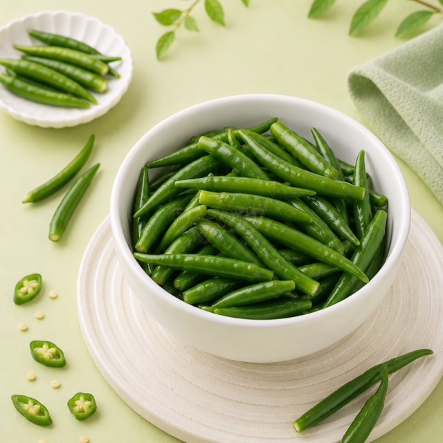 IQF Chili — Green & Red — placeholder artwork, product photography pending