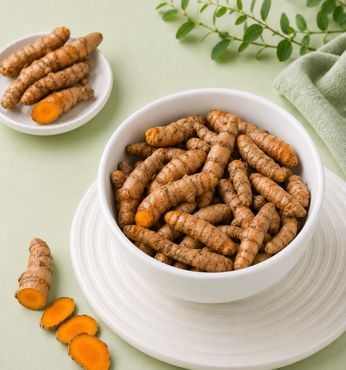 IQF Fresh Turmeric — placeholder artwork, product photography pending